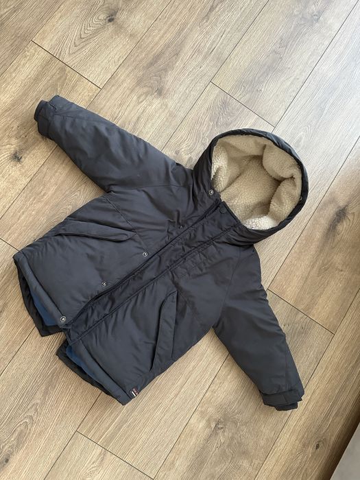 Теплая зимняя куртка от Zara 98 см