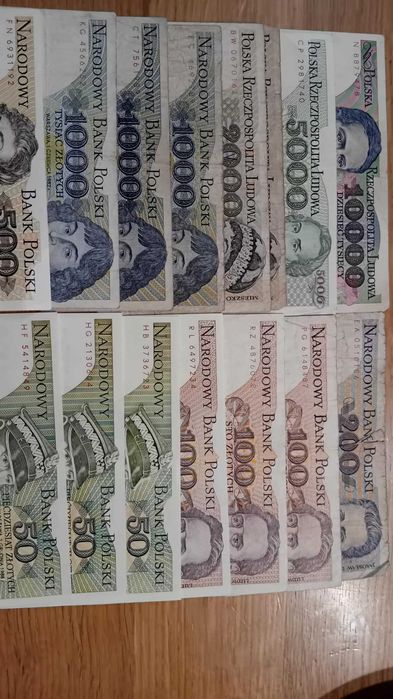 Sprzedam banknoty  z Polski