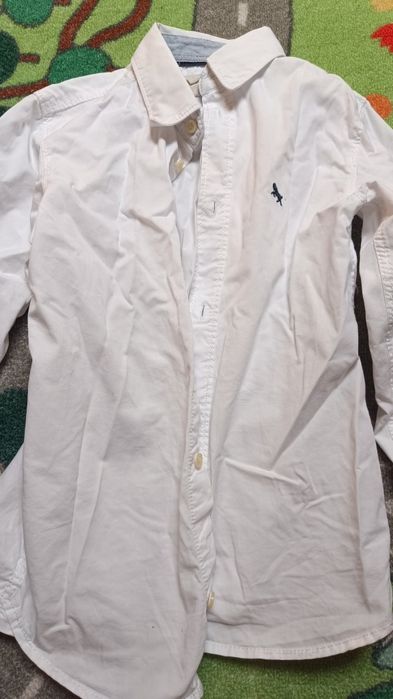 Biała koszula elegancka dla chłopca h&m rozmiar 116