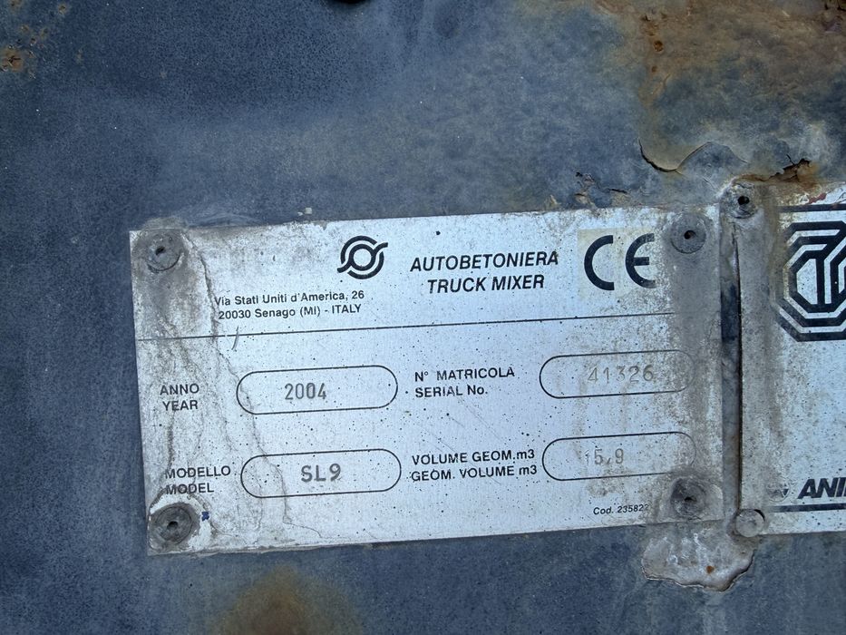 Zabudowa gruszka betonomieszarka CIFA