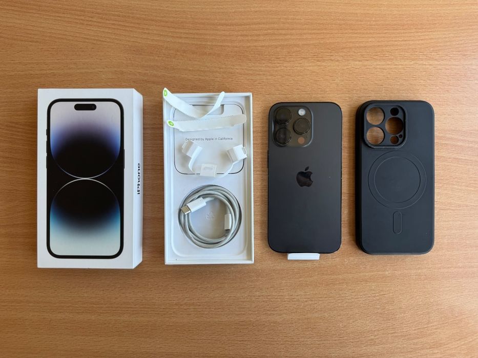 Iphone 14 Pro | 100% kondycji baterii | Stan Idealny | Space Black |