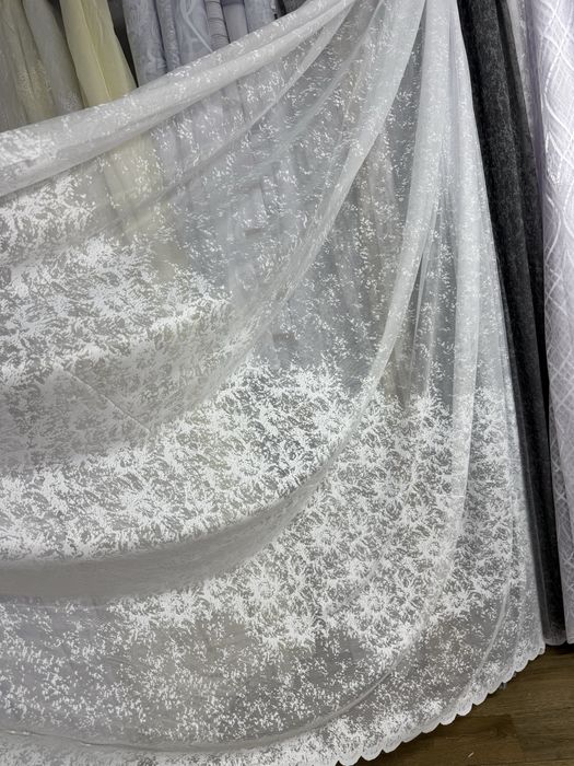 Тюль тюлі жакард висота 2.5м 2.9м 1.6м 1.8м жакарди