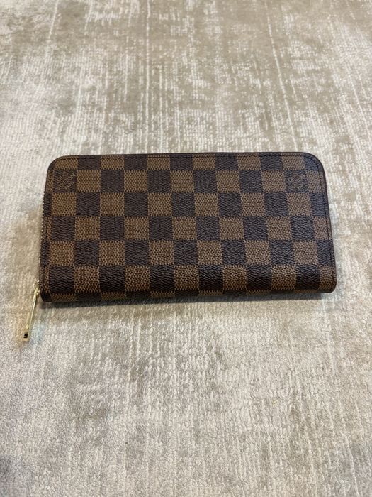 Duzy portfel Louis Vuitton Damier szachwnica brazowy replika