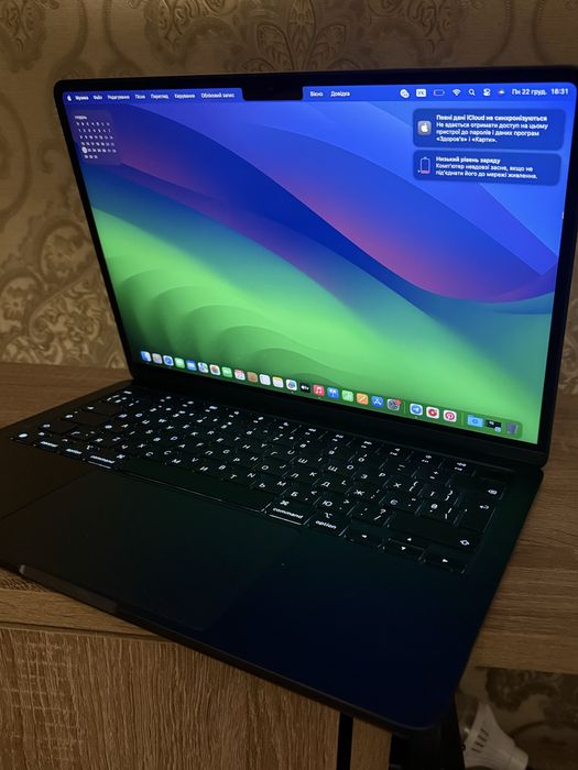 Ноутбук Apple MacBook Air 13.6" M2 2024 Midnight (MC7X4UA/A)