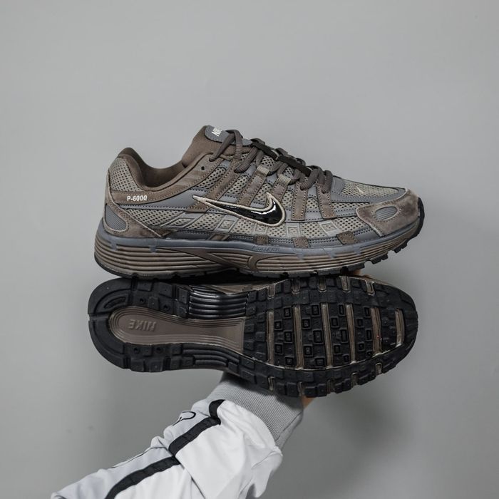 Кросівки Nike P-6000 Brown/Grey premium | Кроссовки Найк чоловічі жіночі