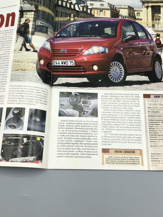 Czasopismo Moto Magazyn 9/2002 –Audi RS6, testy aut,