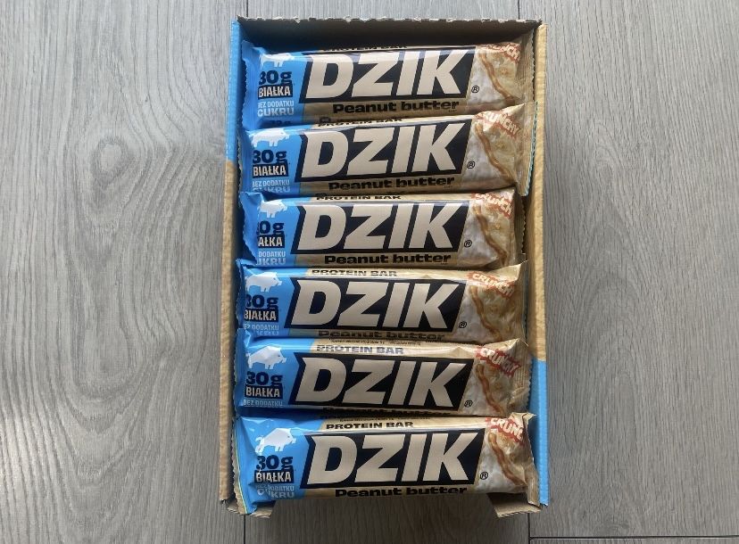 48x Baton Białkowy Dzik Orzech Kokos