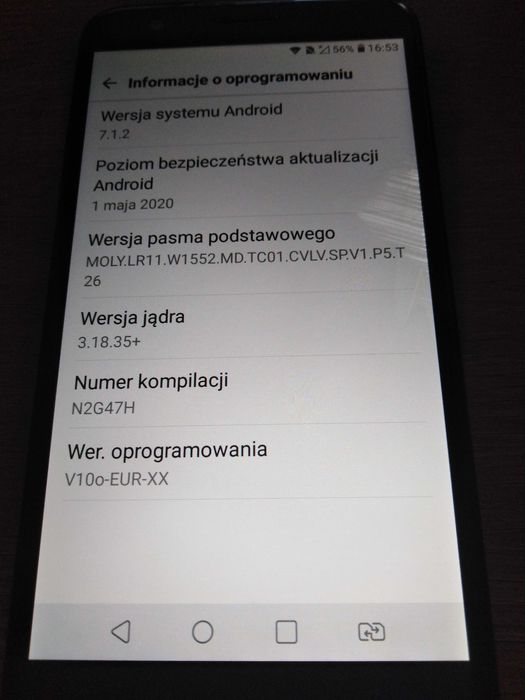 Smartfon LG K11 16/2 stan BDB