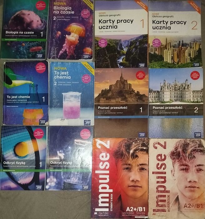 Książki do 1 i 2 klasy liceum/technikum