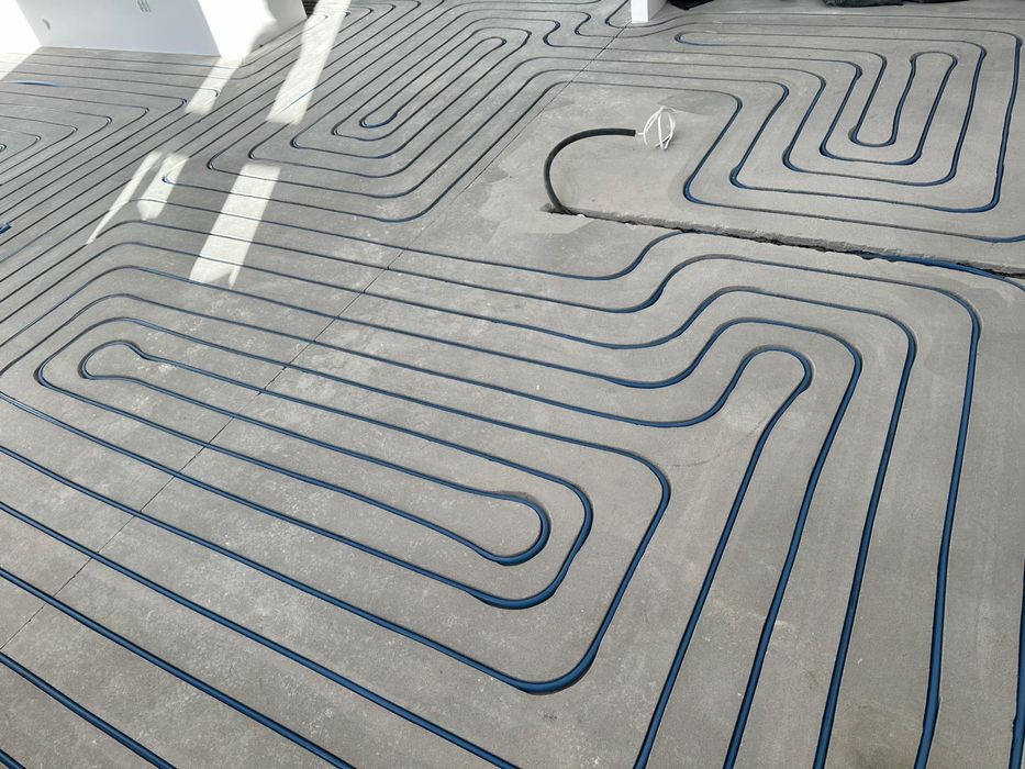 Frezowanie pod ogrzewanie podlogowe