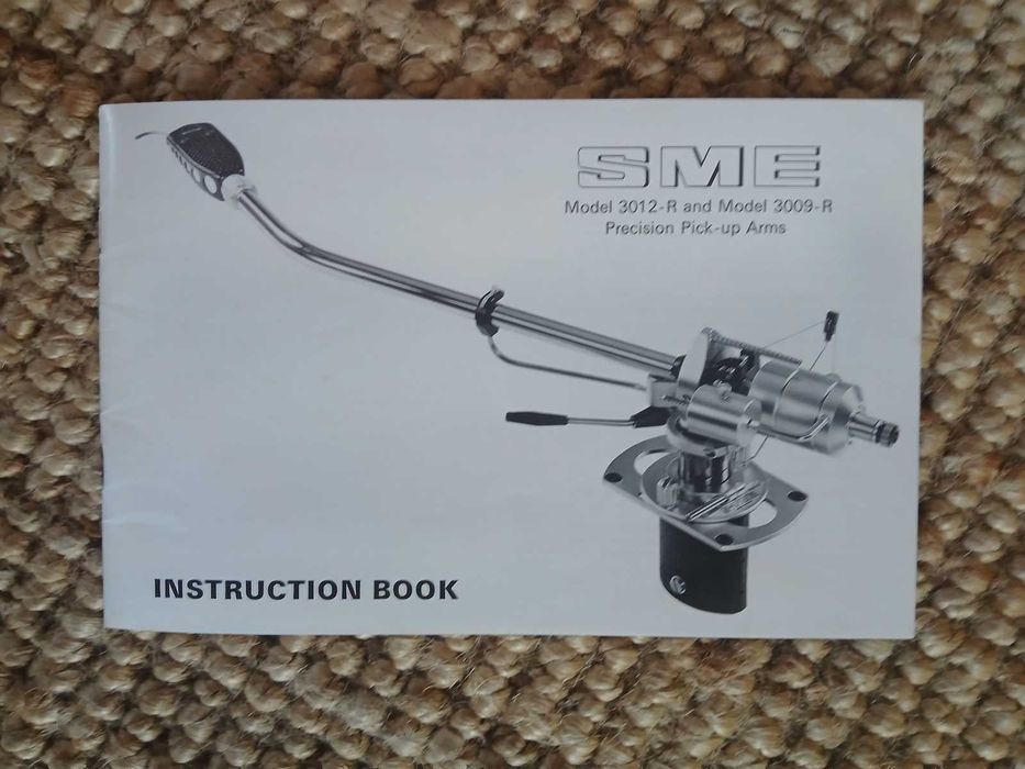 SME 3009R e 3012R manual de instruções como novo