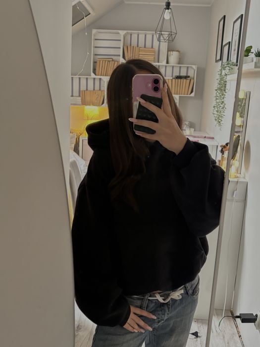 bluza czarna baggy