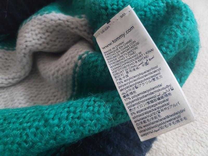 Джемпер tommy hilfiger tommy jeans женский многоцветный
