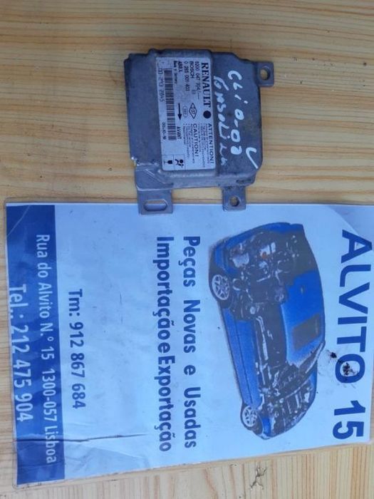 centralina do airbag Renault Clio 1.2 ref: 82000047304