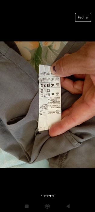 Blusa cinza da Benetton