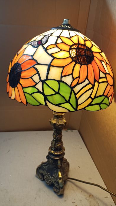 Mosiężna Lampa Tiffany