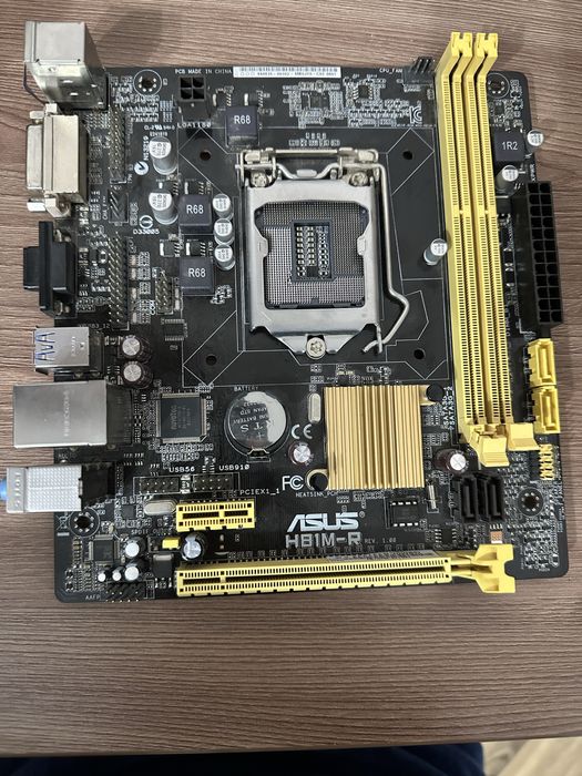 Материнська плата Asus H81M-R + процессор Intel Pentium G3260 3.3 GHZ