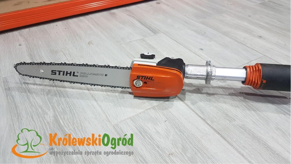piła piła na wysięgniku podkrzesywarka wynajem wypożyczalnia
