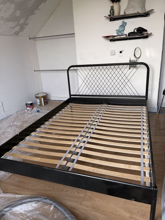 Łóżko  Ikea metalowe