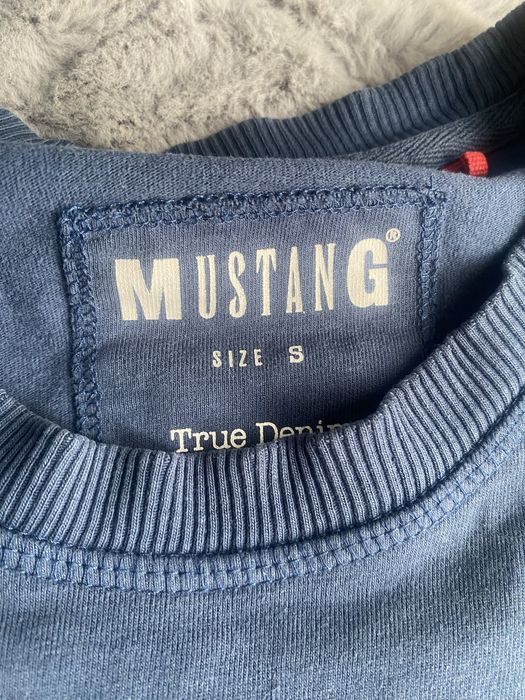 Niebieska Bluza cieńsza mustang