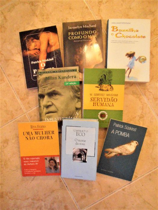 Livros diversos abordando vários temas