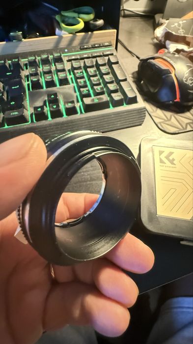 Lemte manual Foco Nikon F para adaptador