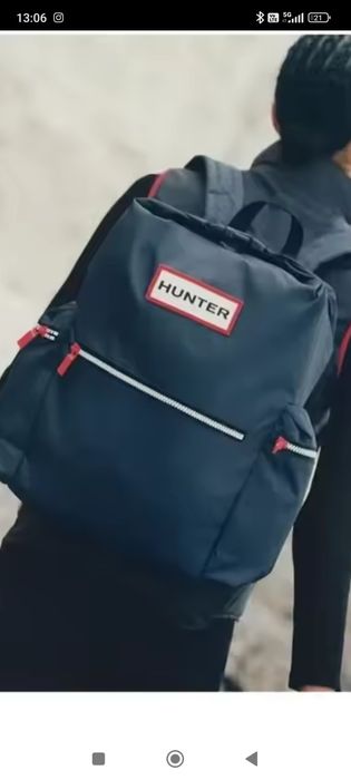 Hit czarny plecak Hunter nylon unisex 16l