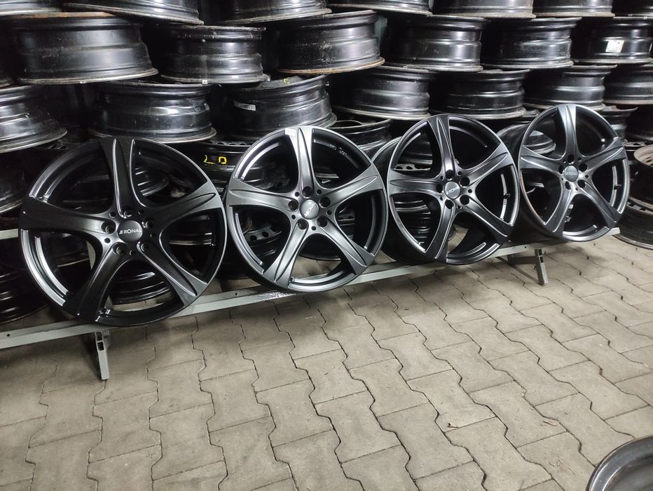 Felgi aluminiowe Ronal R55 Trend Black 9x19'' 5x112 ET30 TMPS wysyłka