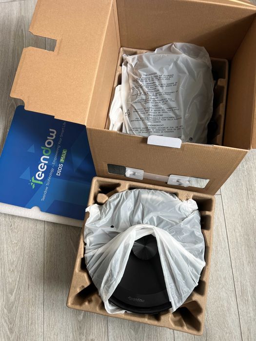 NOWY Robot odkurzający ze stacją opróżniającą 2-w-1 Teendow D10S MAX