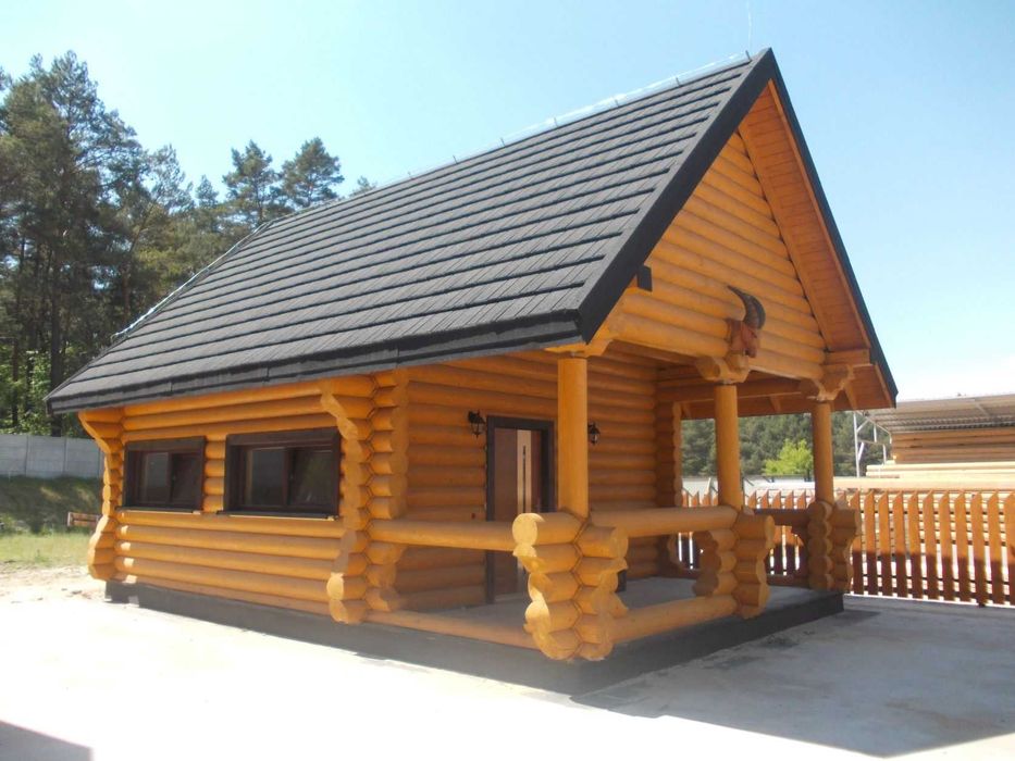 Materiał na dom z bala Ø20 35+42 m2 na zgłoszenie 59500 zł brutto