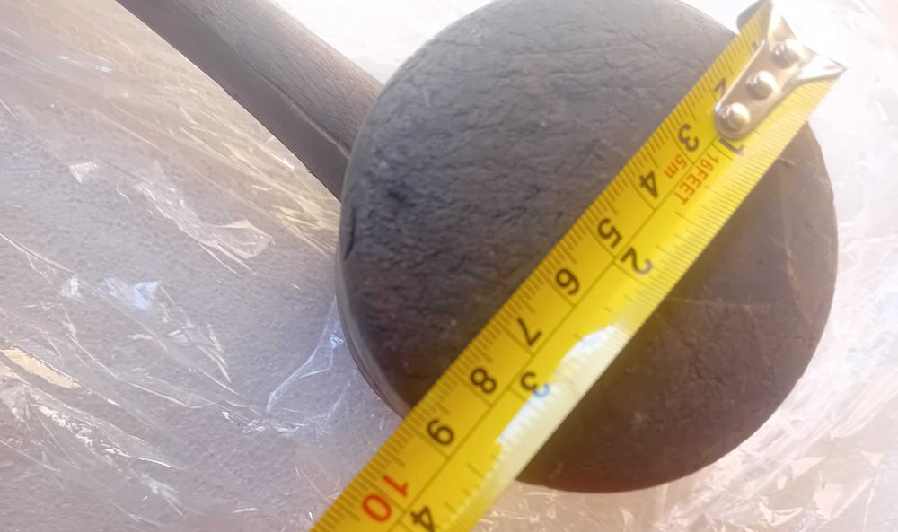 Maço de borracha grande.  Bom está