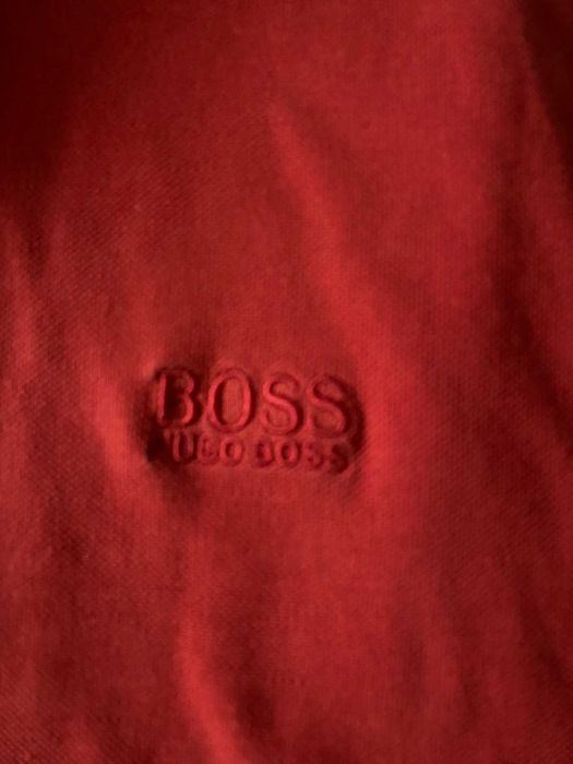 Męska oszulka polo - HUGO BOSS - M/L - OKAZJA