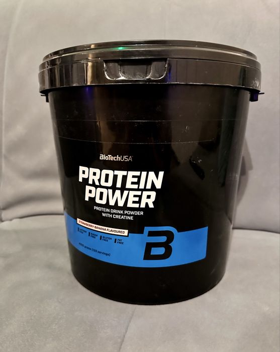 Протеин BioTech USA Protein Power Whey Strawberry-Banana 4 kg.