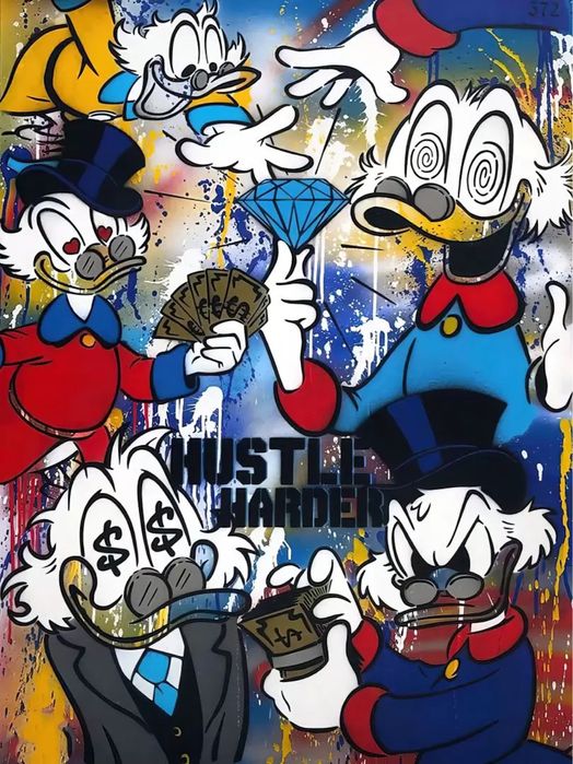 Картина bitcoin Alec Monopoly та інші