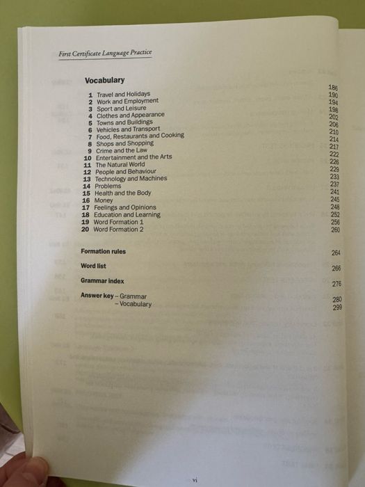 First Certificate Language Practice