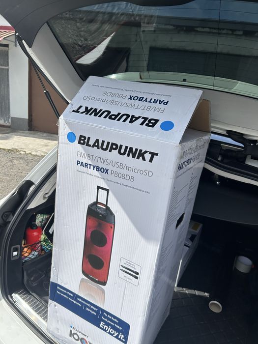 Głośnik Bezprzewodowy Blaupunkt PartyBox PB08DB GWPR18MC/Mikrofony/Wys