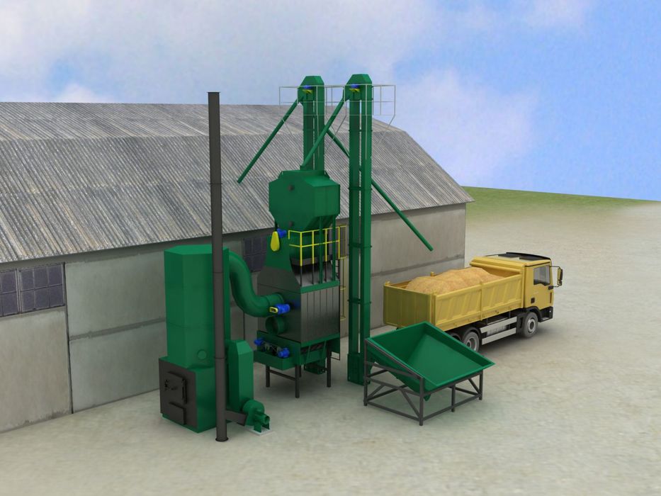 Зерносушилки на дровах та газу!!!