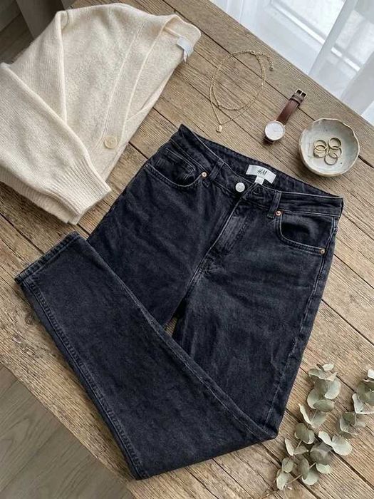 Czarne jeansy H&M | Rozmiar M