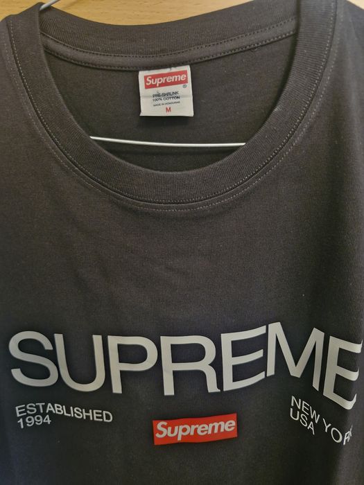 T-shirt Supreme Est. 1994 Tee z kolekcji Fall/Winter 2021