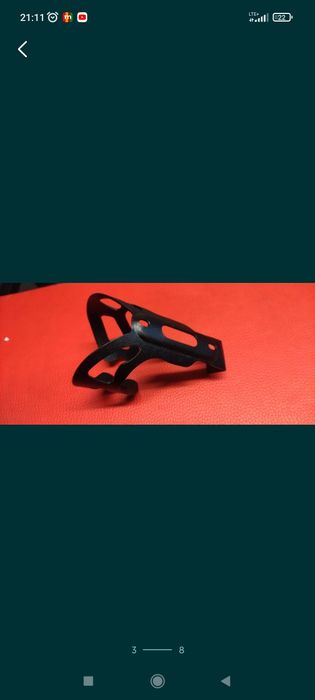 Koszyk na bidon rower. Uchwyt rowerowy. Aluminium