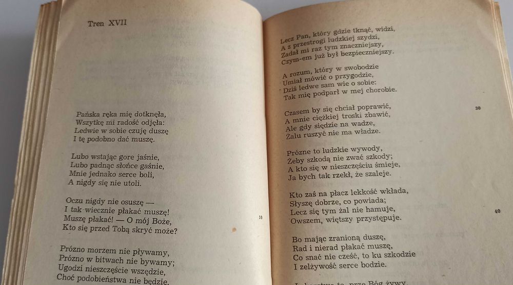 Jan Kochanowski Treny - stare wydanie PIW 1966 rok