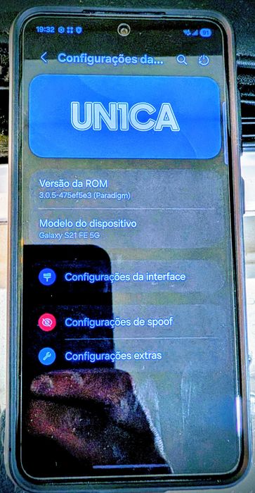 Samsung Galaxy S21 FE versão snapdragon com custom firmware