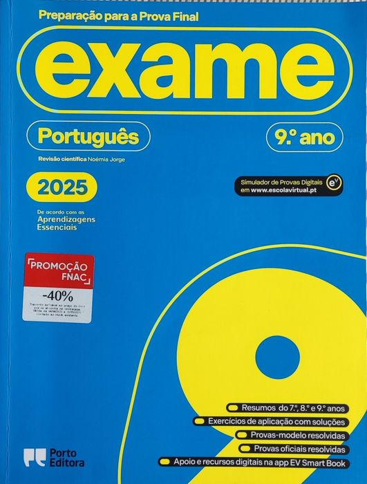 Português - Exame - 2025 - 9⁰ ano - Porto editora