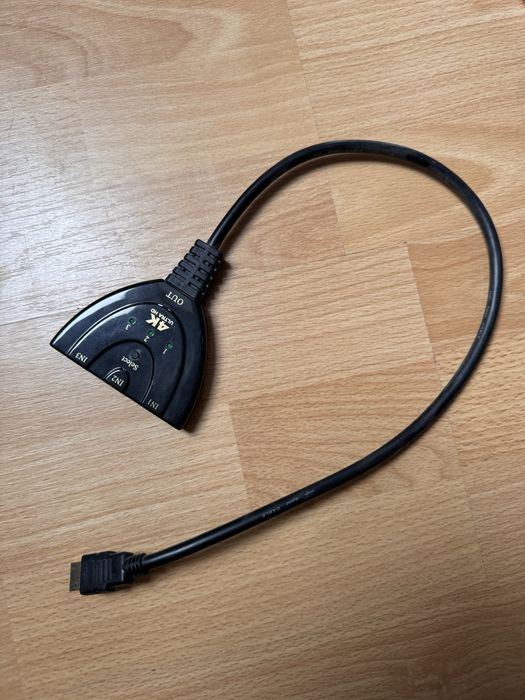Rozgałęziacz adapter HDMI na 3 porty HDMI 4K
