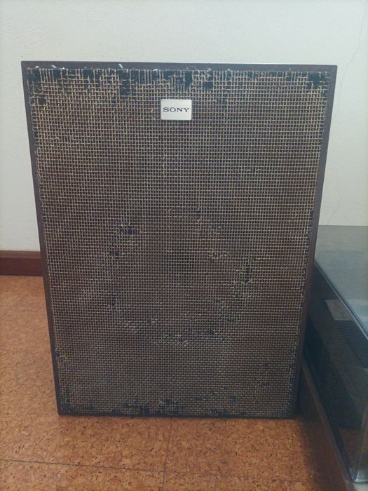 Gira discos Sony cassete e rádio AM FM