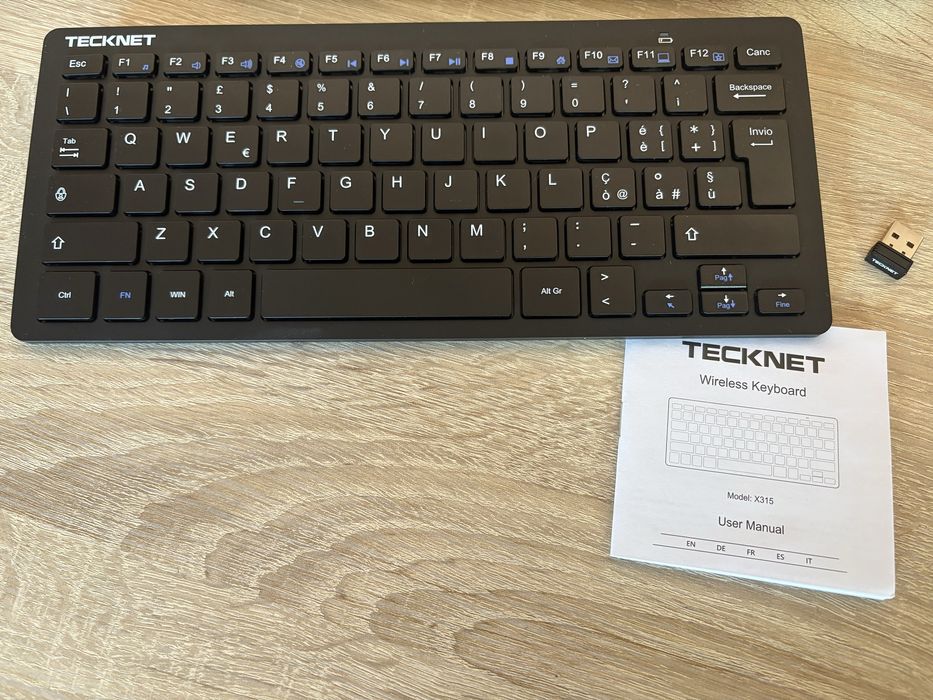Klawiatura do PC Tecknet x315, czarna, USB