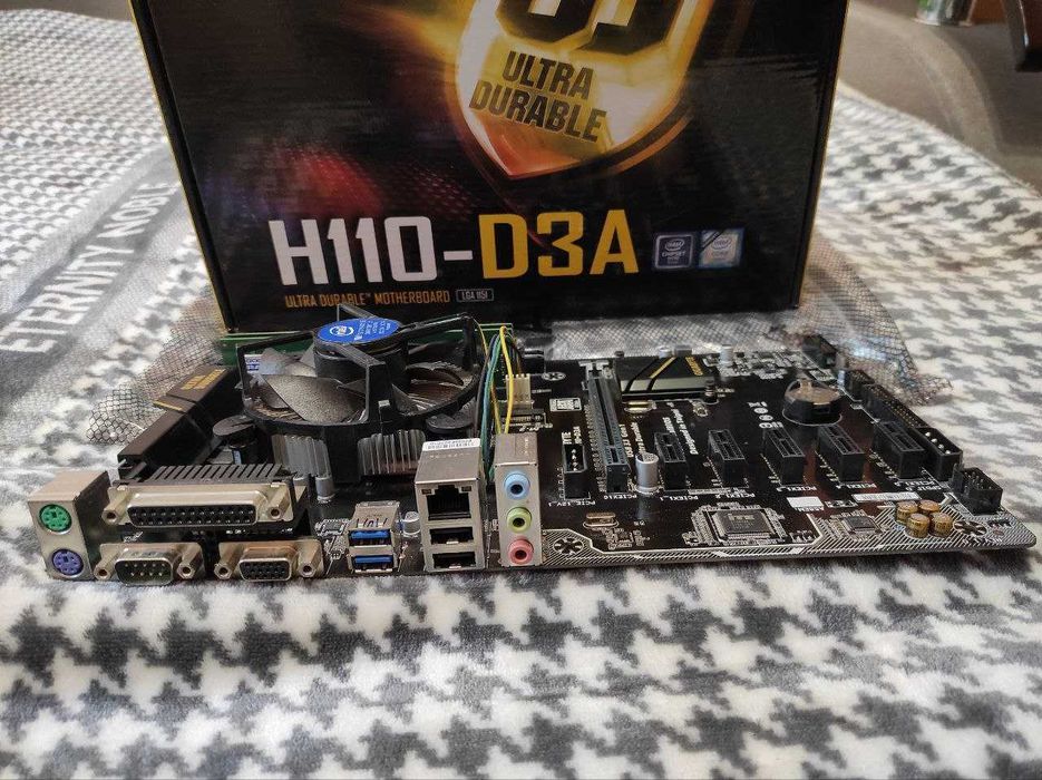 Материнская плата (Gigabyte GA-H110-D3A)  , Процессор.