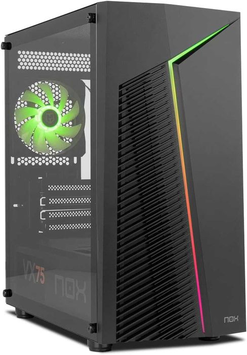 Caixa PC Nox c/ efeitos luminosos aRGB