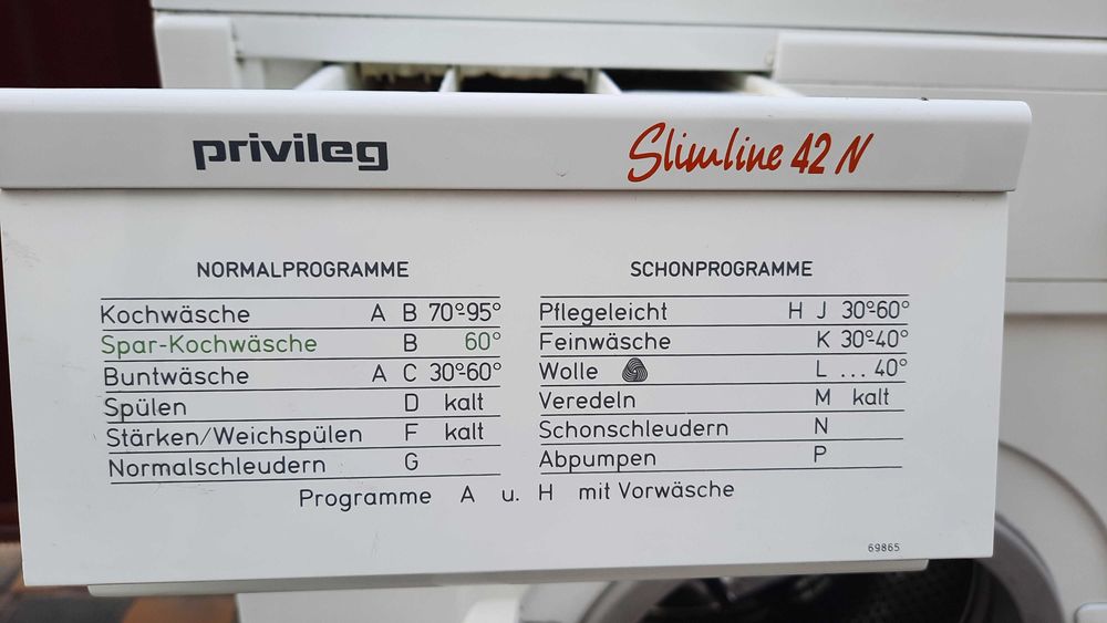 Стиральная машина Privileg Slim line