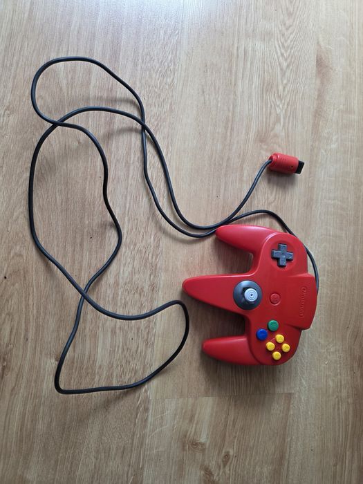 Oryginalny Pad Nintendo 64 (N64) | Czerwony